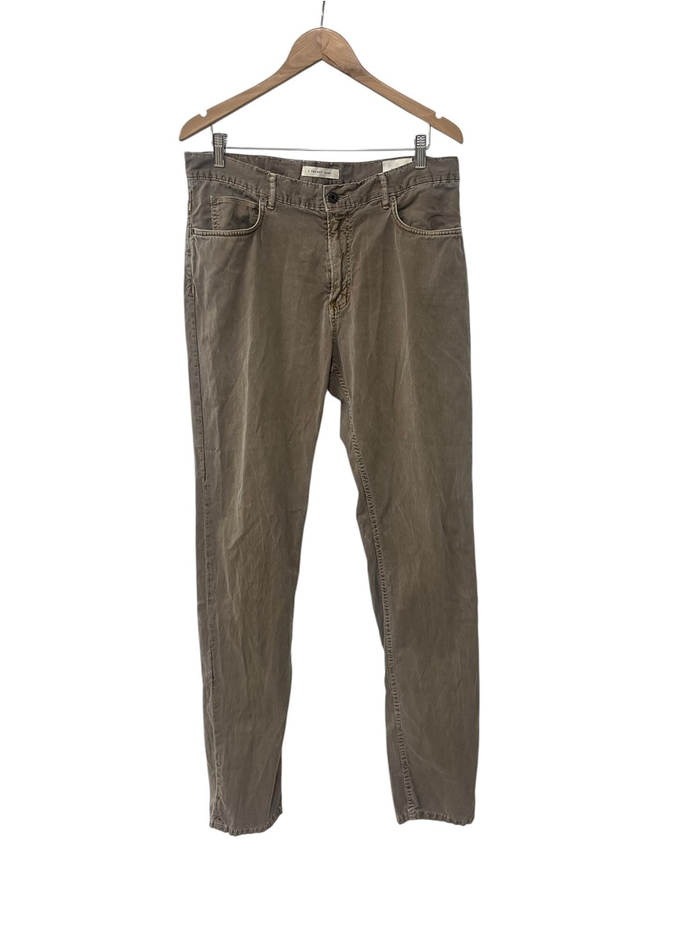 Billy Reid Brown Cord Cotton 5 Pocket Pant Mens Pants 34 X 34